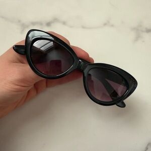 Nine West Black Cat-Eye Sunglasses